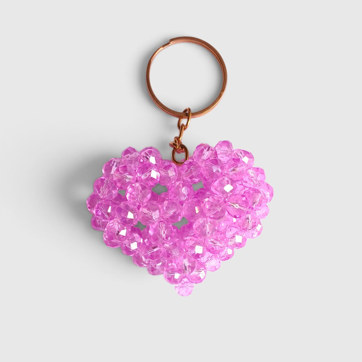 3D Heart Keychain