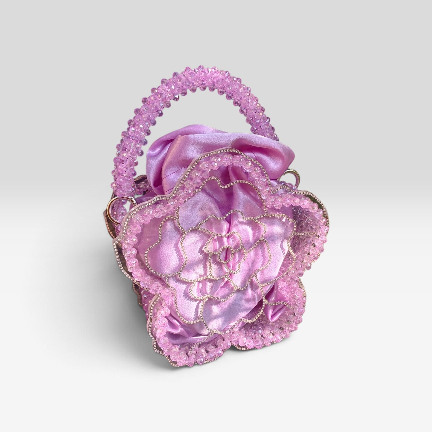 Rose Periwinkle Acrylic Bag