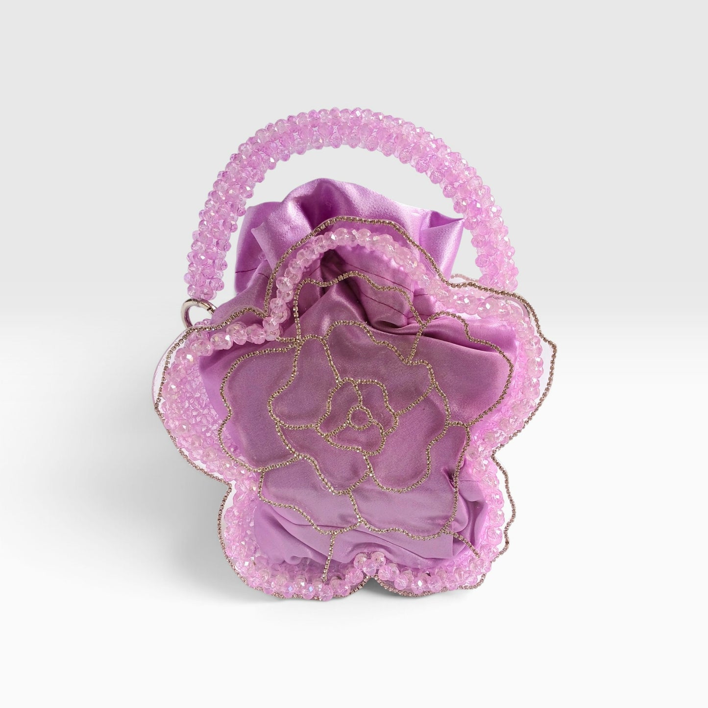 Rose Periwinkle Acrylic Bag