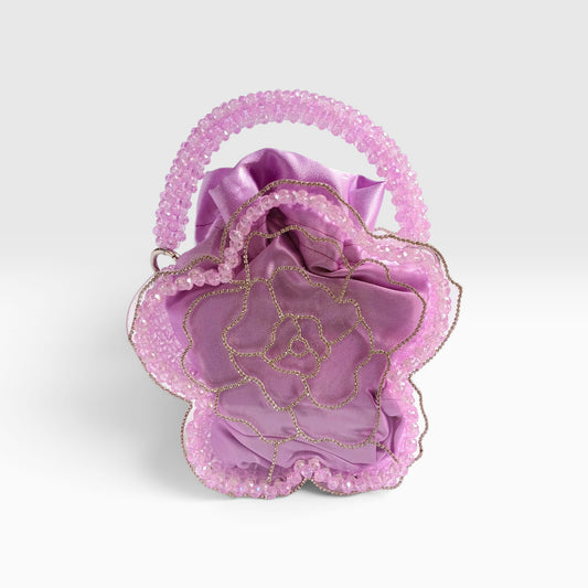 Rose Periwinkle Acrylic Bag