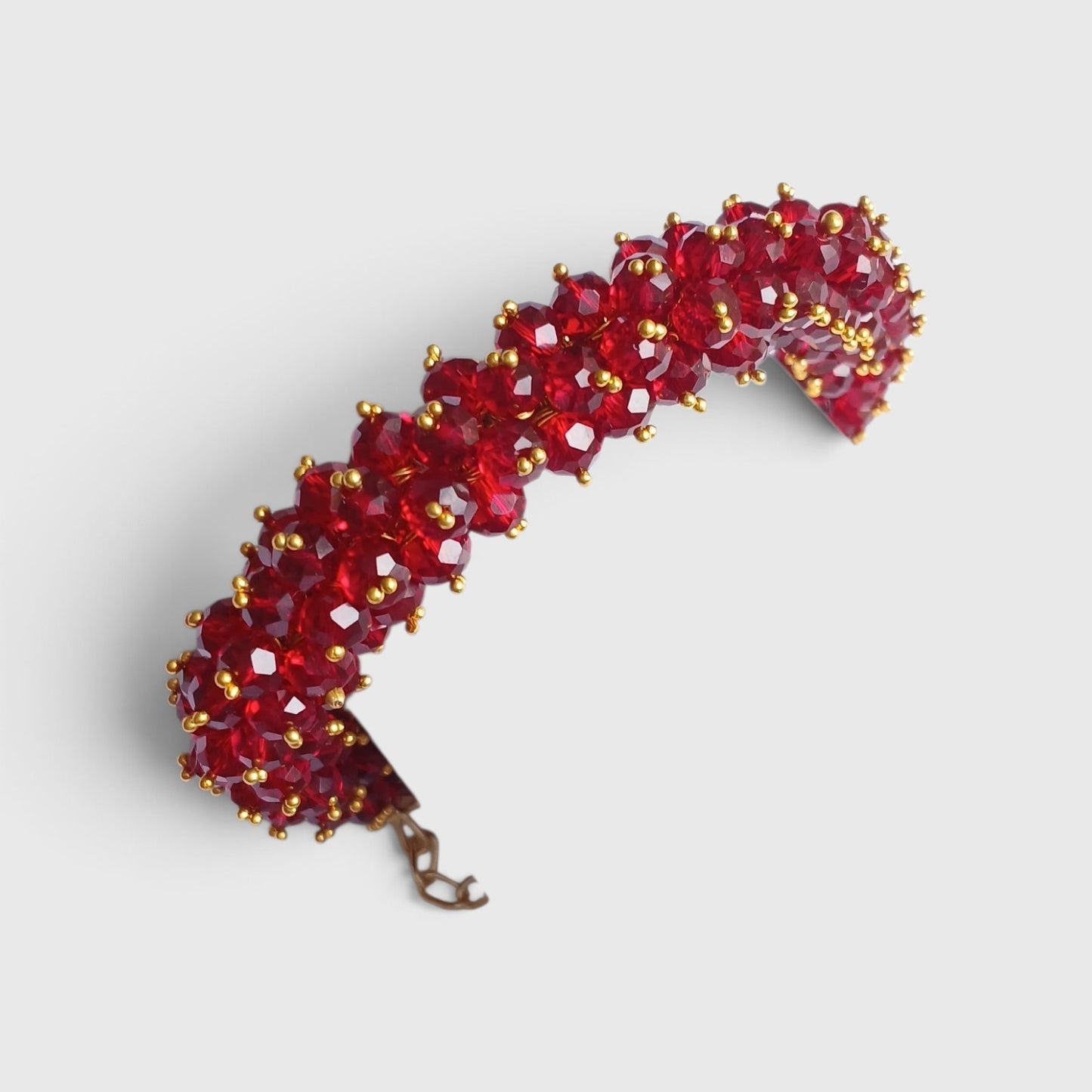 Maroon Gajra Bracelet