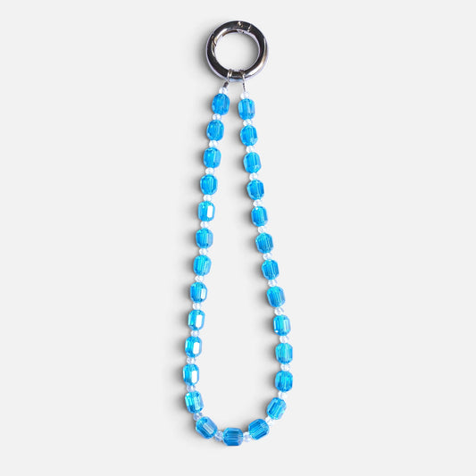 Azure Crystal Phone Lanyard