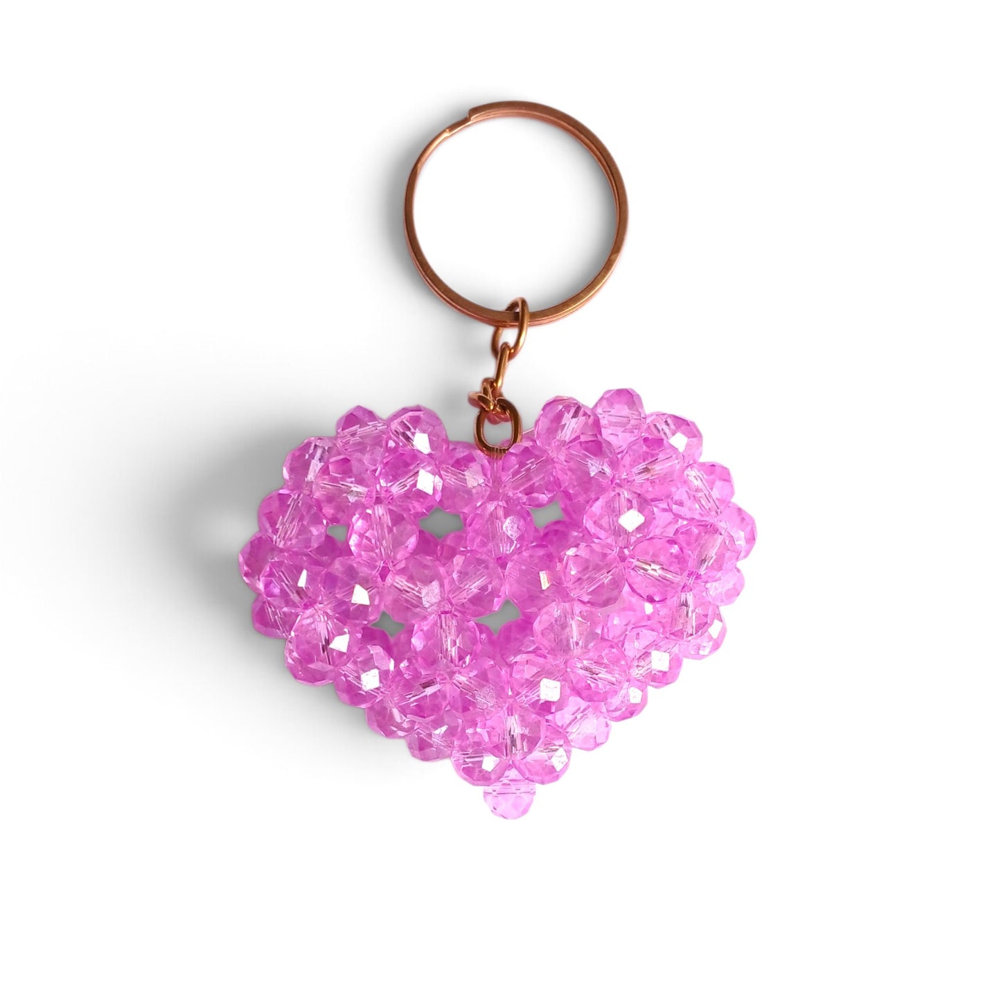 3D Heart Keychain